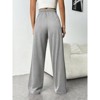 Garvee Womens Wide Leg Sweatpants Casual High Waisted Drawstring Baggy Lounge Sweat Pants with Pockets - 2 of 4