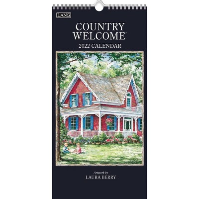 2022 Vertical Wall Calendar 7.75"x15.5" Country Welcome - Lang