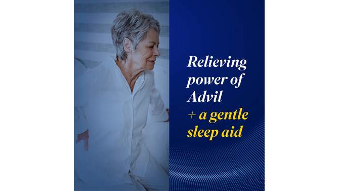 Advil PM Liqui-Gels Pain Reliever/Nighttime Sleep Aid Liquid Filled Capsules - Ibuprofen (NSAID), 2 of 11, play video