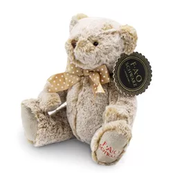 FAO Schwarz Gray Teddy Bear Cuddly Ultra-Soft Fur 10" Stuffed Animal