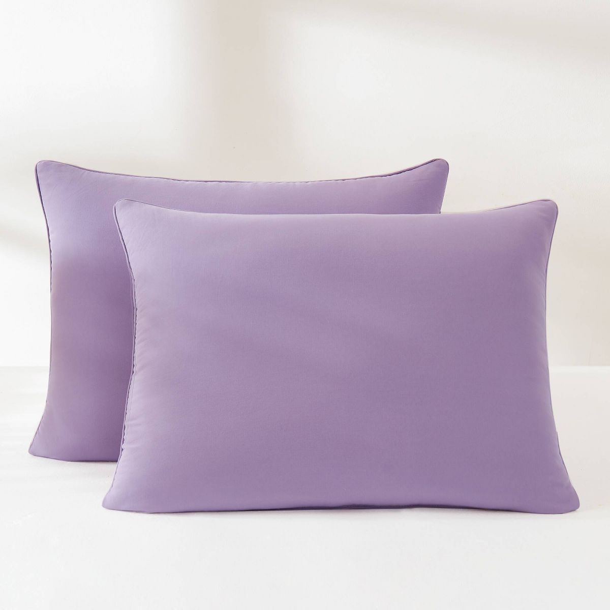 Lush Decor Full/Queen Oslo Bed Blankets Lavender 3pc set - thumbnail 7
