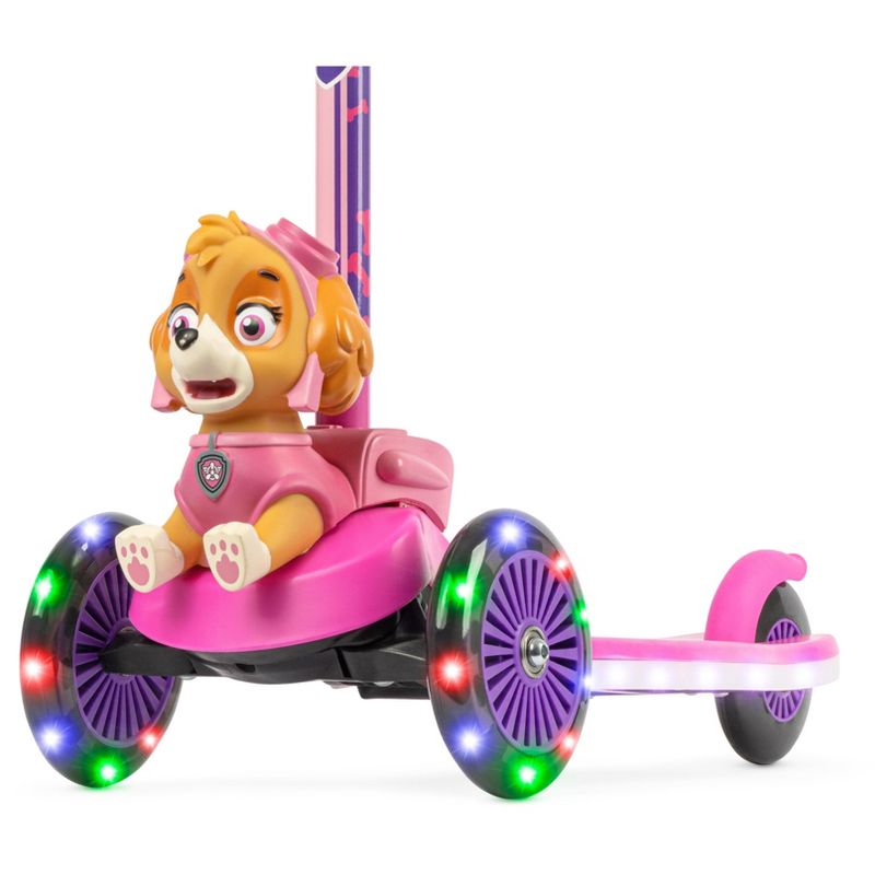 Paw Patrol Skye 3D Tilt and Turn Scooter with Light Up Deck and Wheels, 4 of 7