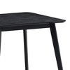 VYNXARIA 35.43" Saving Place Table,Wooden Dining Table for 4 Persons,Modern Design Square Kitchen Table for Living Room,Apartment,Restaurant,Black - 4 of 4