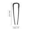 Unique Bargains Women's U-shaped Twisted Hair Pin 1 Pc - 4 of 4