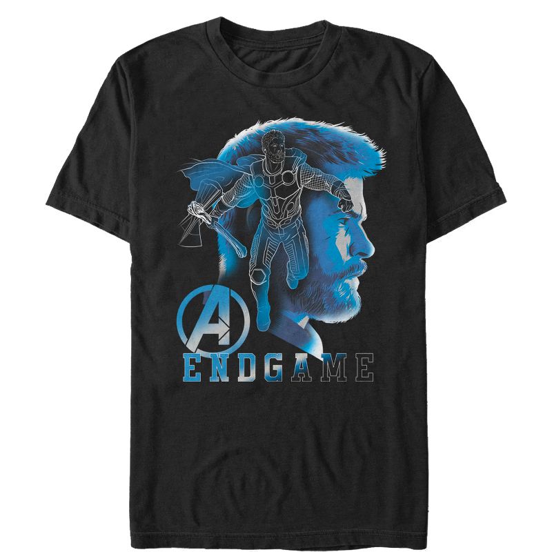 Men's Marvel Avengers: Endgame Thor Profile T-Shirt, 1 of 5