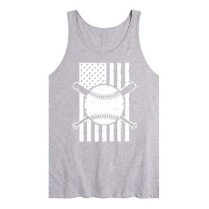 Men's - Instant Message - Baseball Flag Graphic Tank Top - 1 of 4