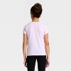 Girls' Short Sleeve 'Swans' Graphic T-Shirt - Cat & Jack™ Light Violet - 3 of 4