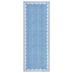Washable Modern Bordered Rug Non Slip Low Pile Rug Soft Contemporary Throw Floor Cover Foldable Indoor Carpet for Living Room Bedroom Nursery - 1 of 4