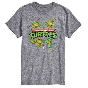 Men's - Teenage Mutant Ninja Turtles - Turtle Weapons Short Sleeve Graphic T-Shirt - 1 of 4