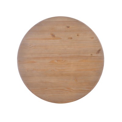 Natural Pine and White Backless Corner Nook Set