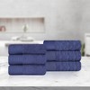 Premium Cotton Herringbone Medium Weight Bathroom Towel Set by Blue Nile Mills - 2 of 4