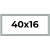 PosterPalooza | Panoramic Refined Blue Picture Frame - UV Acrylic, Foam Board Backing, Hanging Hardware - 2 of 4