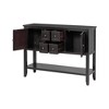 NicBex Console Table Vintage Entryway Table with Ample Storage Narrow Side Table with 4 Small Drawers and Bottom Shelf for Living Room - 4 of 4