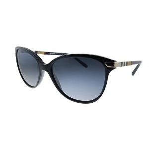 Burberry BE 4216 3001T3 Womens Cat-Eye Polarized Sunglasses Black 57mm - 1 of 3