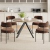 Bencmate Coffee Tables, Mid-Century Dining Table for 4-6 Person, Coffee Table for Kitchen,Dining Room,Living Room, Brown, 47.2"*47.2"*29.5" - 2 of 4
