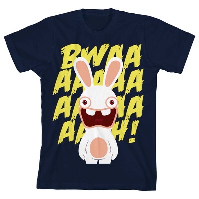 Rabbids Bwaah! Boy's Navy T-shirt