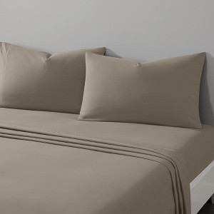 Circles Home Premium Sateen Cotton Blend Envelope Pillowcase - (2 Pack) - 1 of 4
