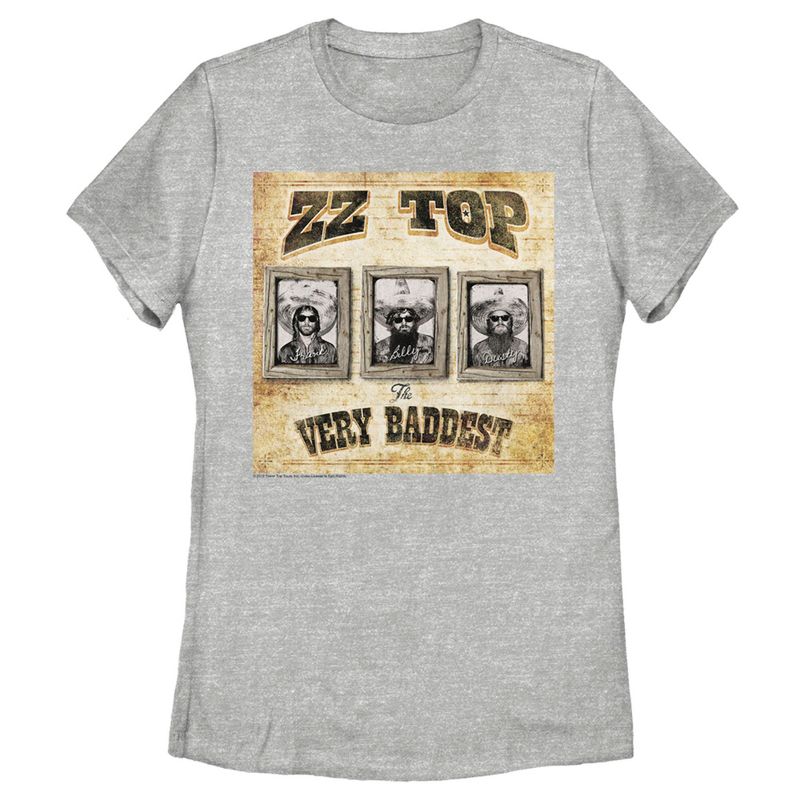 Women's ZZ TOP The Very Baddest T-Shirt, 1 of 5