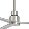 65" Minka Aire Simple Brushed Nickel Outdoor Ceiling Fan with Remote - 3 of 4