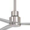 65" Minka Aire Simple Brushed Nickel Outdoor Ceiling Fan with Remote - image 2 of 4