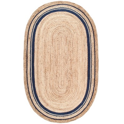 Nuloom Rikki Coastal Braided Jute Indoor Area Rug