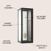 JONATHAN Y Berlin 20" Modern Industrial Indoor/Outdoor Rectangular Iron/Glass LED Outdoor Lantern - 2 of 4