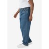 KingSize Men's Big & Tall Loose Fit Comfort Waist Jeans - 4 of 4