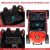 Ride On Car for Kids, 24V 2 Seater, 4WD Utv Electric Cars with Remote Control, More Foldable Seat, Music, Light - 4 of 4