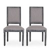 2pk Regina French Country Wood Upholstered Dining Chairs  - Christopher Knight Home - 2 of 4
