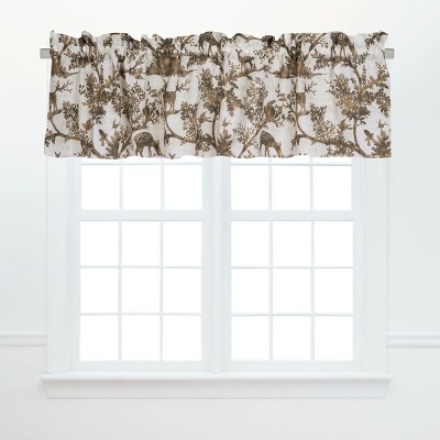 C&F Home Hemlock Trails Outdoor Theme Brown Valance Window Treatment