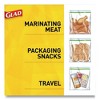 Glad Sandwich Zipper Bags, 6.63" x 8", Clear, 600/Carton - image 3 of 4