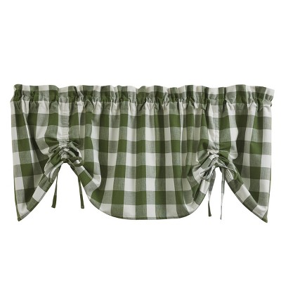 Park Designs Buffalo Check Lined Valances 60"x20"