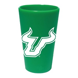 NCAA South Florida Bulls Silicone Pint Glass - 16oz - 1 of 3