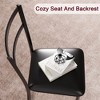 Round Kitchen Table Set for 2, Dining Table and Chairs for 2, Modern Dining Room Table Set - 4 of 4