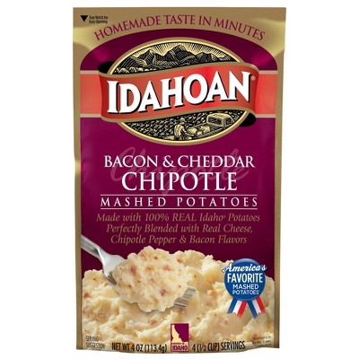 Idahoan Gluten Free Bacon & Cheddar Chipotle Mashed Potatoes - 4oz