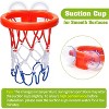 Bathtub Basketball Set with Suction Cup 3 No Hole Balls Shower Toy for Kids 4-8 Years - 2 of 4