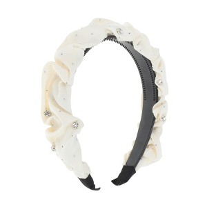 Unique Bargains Women's Cute Rhinestone Gypsophila Headbands 1 Pc - 1 of 4