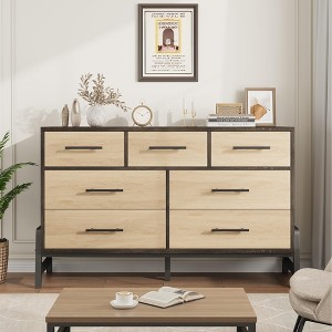 7 Dresser for Bedroom, 52" Wide Dresser, Wide Drawer with Storage Freestanding - 1 of 4