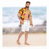 LA LEELA Men's Hawaiian Shirts Short Sleeve Button Down Shirt Mens Casual Shirts Vacation Tropical Beach Summer Party Shirts Funny - 2 of 4