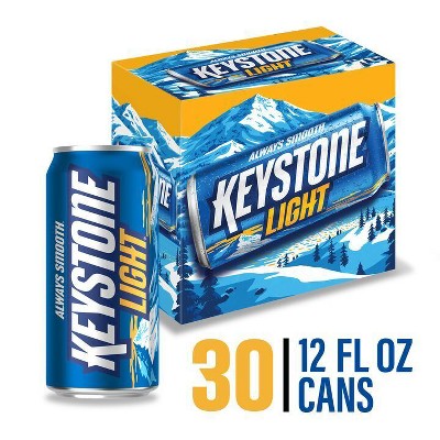 Keystone Light Beer - 30pk/12 fl oz Cans