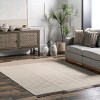 Nuloom Belinda Casual Stripe Wool Tassel Indoor Area Rug - 2 of 4
