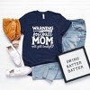 Simply Sage Market Women's Warning Softball Mom Short Sleeve Graphic Tee - 2 of 2