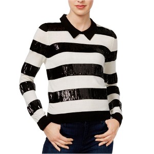 maison Jules Womens Striped Pullover Sweater - 1 of 1