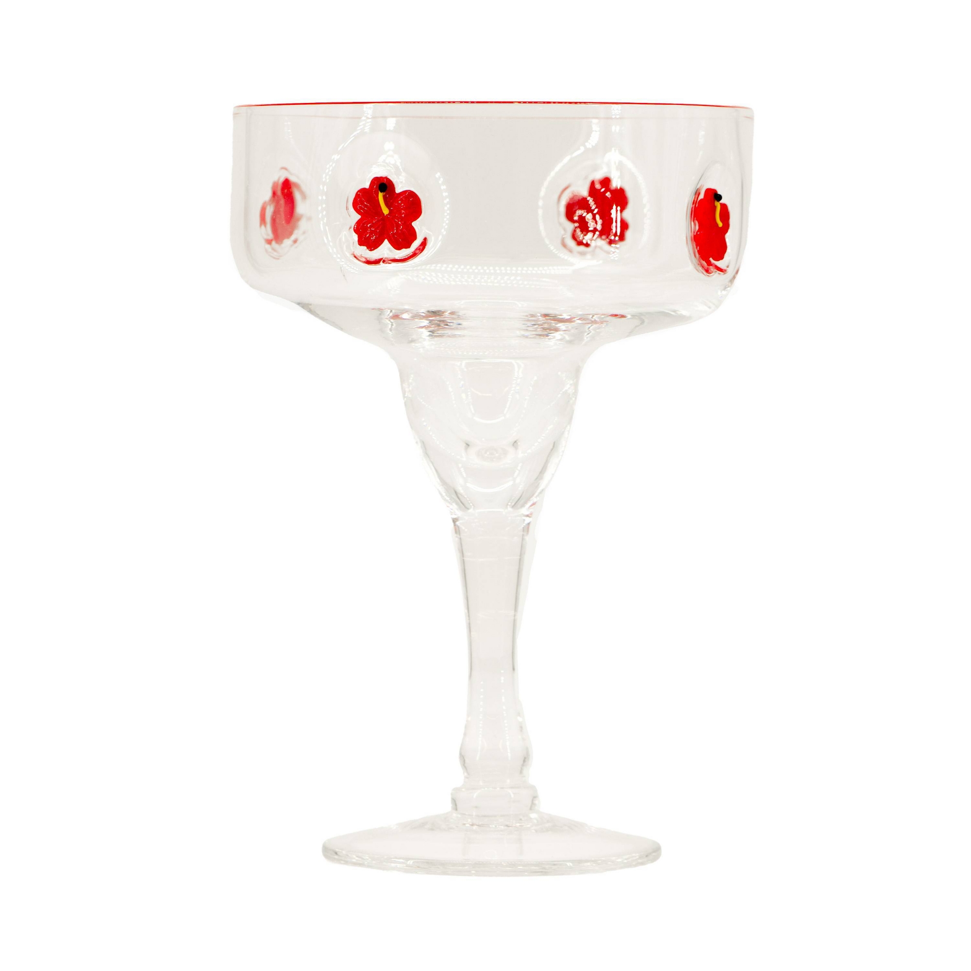 Madison Home 15 fl oz Flower Margarita Icon Glass
