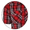 Gioberti Men's Western Cowboy Short Sleeve Shirt with Snap Buttons - 4 of 4