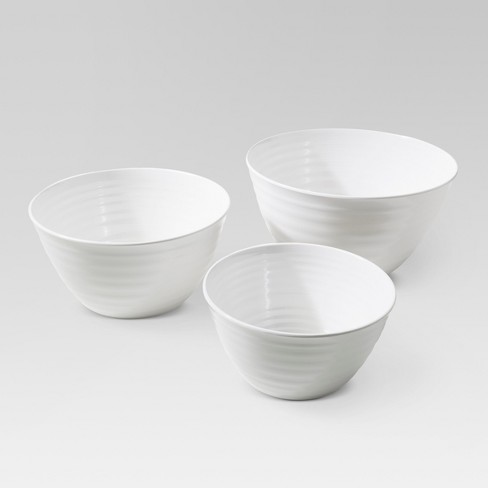 Threshold serving clearance bowl