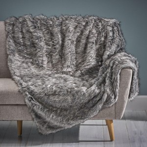 KWPZQEB Faux Fur Throw Blanket, Fuzzy Soft Plush Blanket for Couch, Plush Blanket for Bed & Sofa (60x50 Inch) - 1 of 4