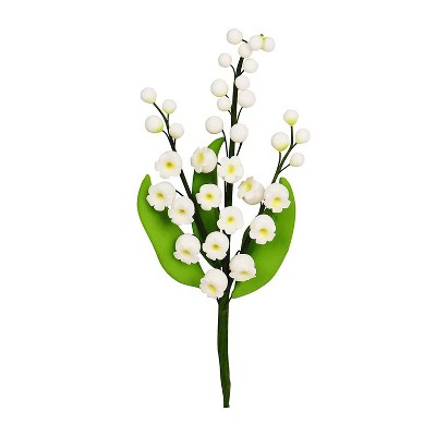 O'Creme Lilly of the Valley Gumpaste Flowers - Set of 3