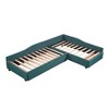 YOOCOZZ Upholstered Double Twin Size Daybed with Trundle and Drawer - 2 of 4
