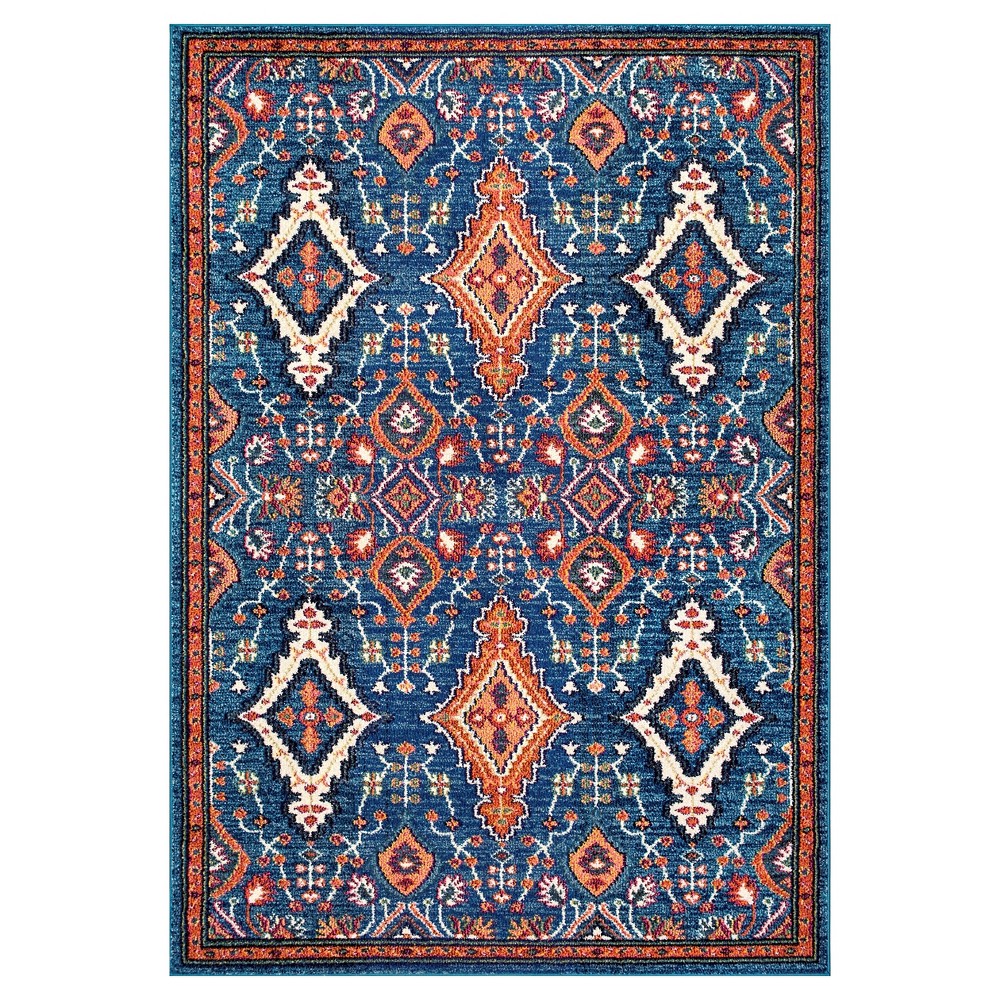 8'10inx12' Diamond Elayne Area Rug Multi- nuLOOM